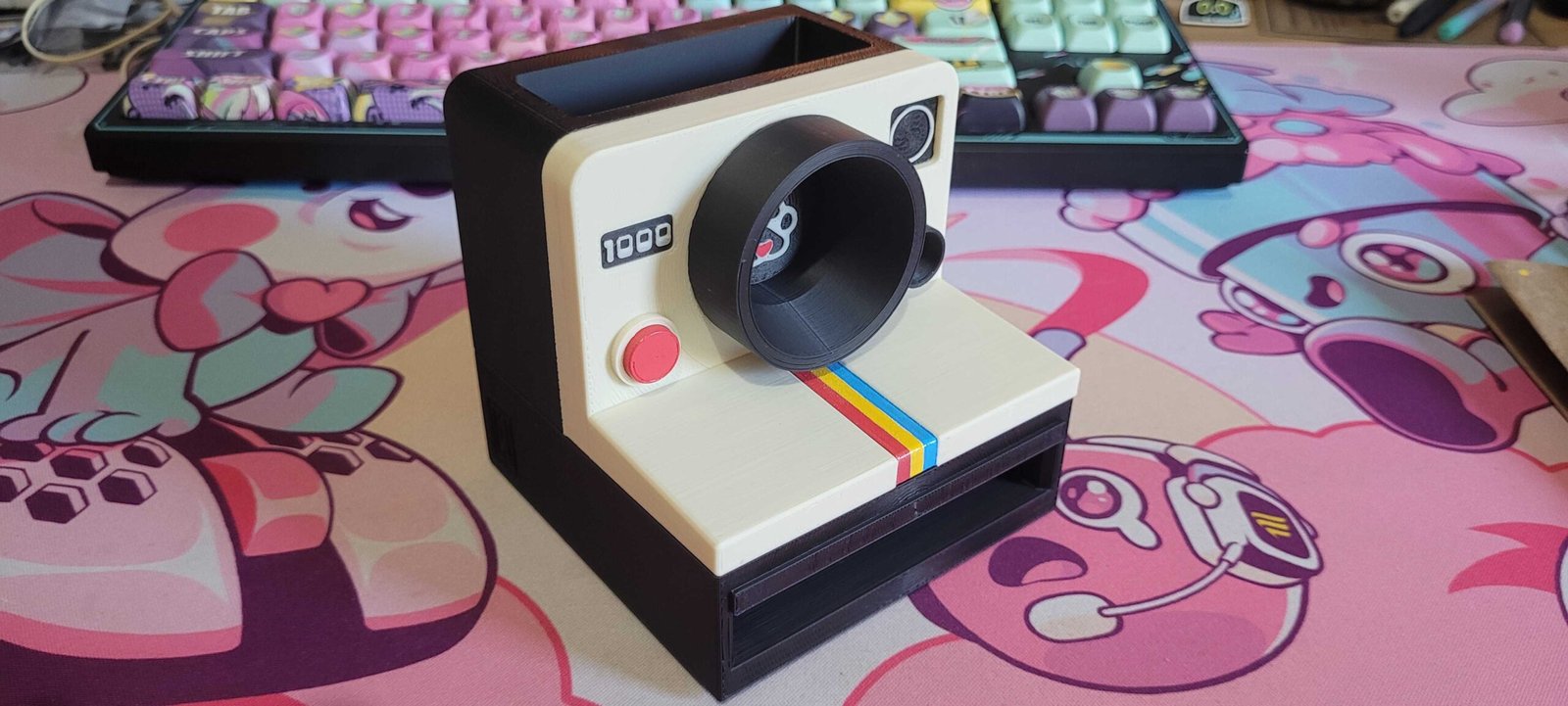 Porta Lápis e Post-it Polaroid